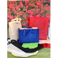 Cheap Non woven bags + loop handles + side folds
